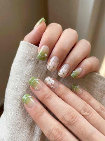 [NV-FY-021] Sage Garden Daisy Pearl Set